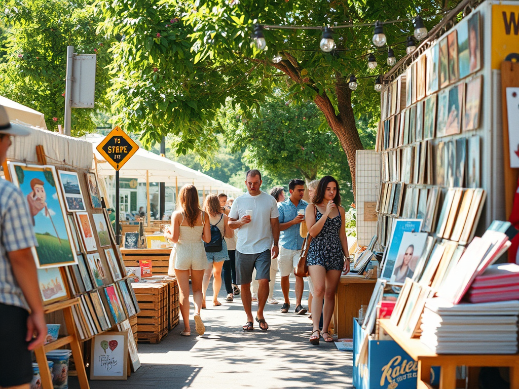 🎨 Sunburns, Setups, and Side-Eyes: The Summer Market Life of an Artist&nbsp;☀️