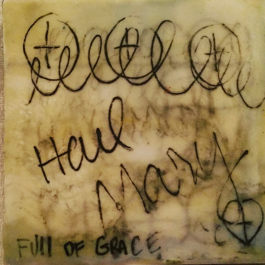 Private Collection:  New Mexico Encaustic Retreat, Graphite in Wax