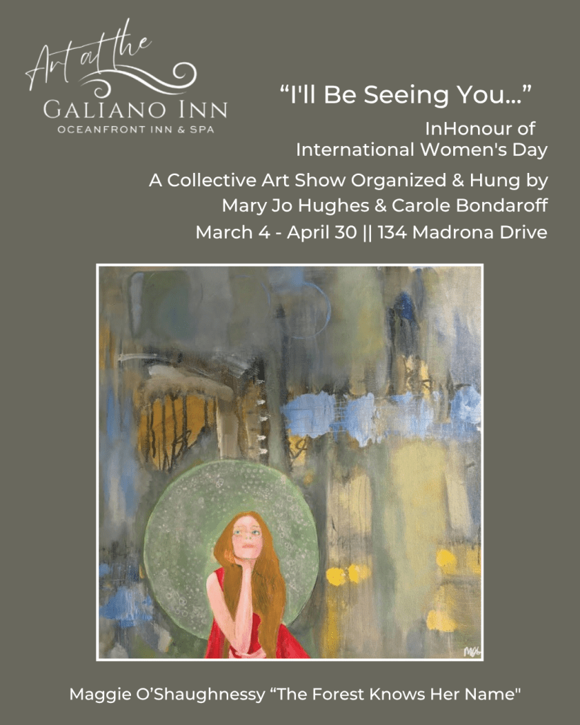 My painting "The Forest Knows Her Name" is chosen as a poster for the International Women's Day Show.